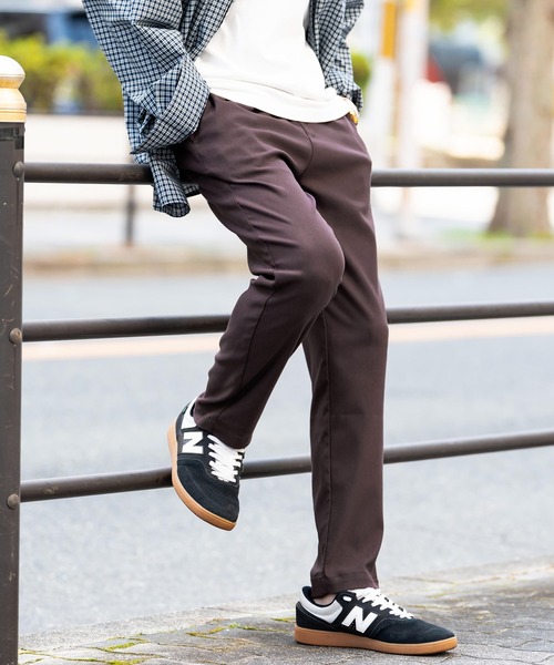 Rocky Monroe(ロッキーモンロー)の「新色追加 多機能 接触冷感ストレッチイージーテーパードパンツ(チノパンツ・メンズ・オフホワイト/ブラック/グレー/ブラウン/ブルーグリーン/カーキ/ブルーグレー/ネイビー/ベージュ/インディゴブルー/チャコール・XL/L/M/S)」の6枚目の写真
