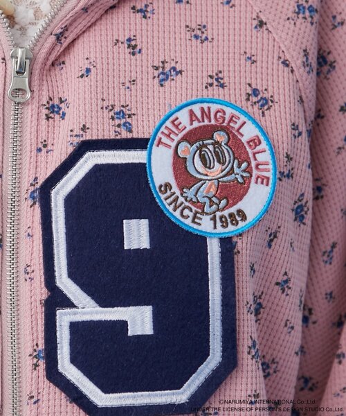 w closet（ダブルクローゼット）の「【ANGEL BLUE】ナカムラくん花柄ワッフルパーカー（パーカー・レディース・ピンク/グレー・FREE）」の17枚目の写真