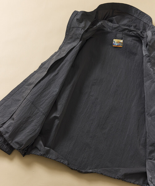 FREAK'S STORE（フリークスストア）の「アウトドア リップストップ ナイロン ワンポイントロゴ ジップアップパーカー ショーツ バッグ 3Pセット/セットアップ（ナイロンジャケット・メンズ・ワインレッド/ブラック/チャコールグレー/その他9/オレンジ・SMALL/LARGE/MEDIUM）」の14枚目の写真