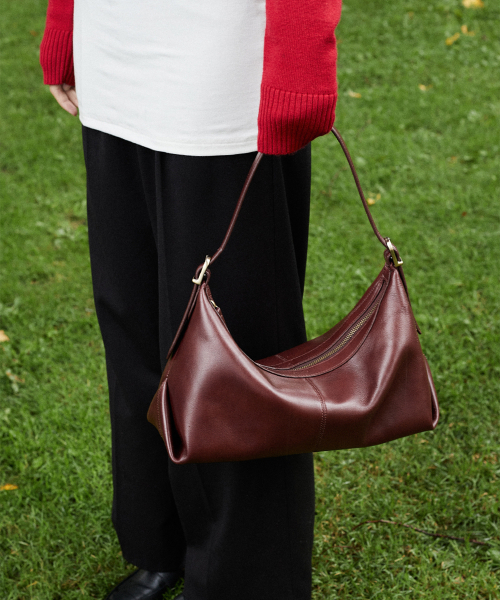 FOLNUA（フォルニュア）の「BATEAU BAG - VINTAGE [5COLOR]（ショルダーバッグ・レディース・ブラック/オリーブ/クリーム/レッド/キャメル・FREE）」の7枚目の写真