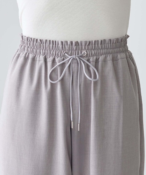 ReDial（リダイアル）の「きれい見え！ワイドイージーパンツ（スラックス・レディース・グレー/ブラック/モカ/アイボリー・L/M/3L/LL）」の21枚目の写真