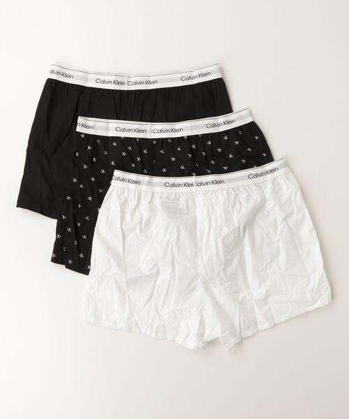 Calvin Klein(カルバン・クライン)の「Calvin Klein カルバンクライン 【3枚セット】ICON COTTON STRETCH BOXER メンズ トランクス(トランクス・メンズ・ブラック系2/ブラック・SMALL/MEDIUM)」の8枚目の写真