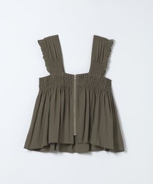 JEANASIS（ジーナシス）の「シャーリングギャザーZIP NS/659556（ベスト）」