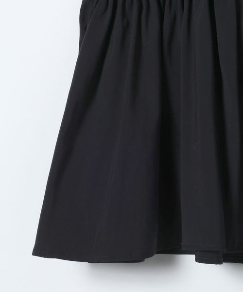 JEANASIS（ジーナシス）の「シャーリングギャザーZIP NS/659556（ベスト・レディース・ブラック/オフホワイト/カーキ・FREE）」の11枚目の写真