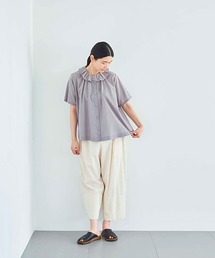 HAU（ハウ）の「ブラウス ”ruffled” / summer（シャツ/ブラウス）」