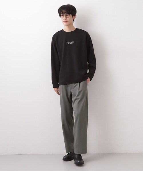 THE SHOP TK （ザ ショップ ティーケー ）の「FLEX LINE セミワイドイージーパンツ　ストレッチ/防シワ/マシンウォッシャブル/セットアップ可（その他パンツ・メンズ・ブラック/グレー/ベージュ・04/03/01/02）」の16枚目の写真