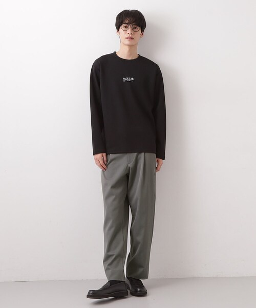 THE SHOP TK （ザ ショップ ティーケー ）の「FLEX LINE セミワイドイージーパンツ　ストレッチ/防シワ/マシンウォッシャブル/セットアップ可（その他パンツ・メンズ・ブラック/グレー/ベージュ・04/03/01/02）」の17枚目の写真