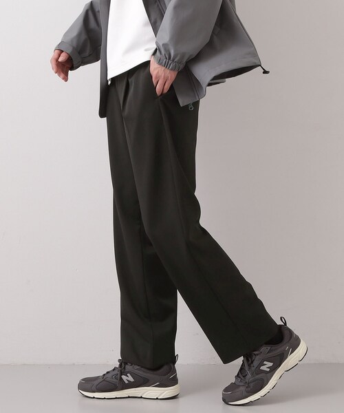 THE SHOP TK （ザ ショップ ティーケー ）の「FLEX LINE セミワイドイージーパンツ　ストレッチ/防シワ/マシンウォッシャブル/セットアップ可（その他パンツ・メンズ・ブラック/グレー/ベージュ・04/03/01/02）」の20枚目の写真
