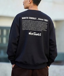 【WILD THINGS】 ヒストリーバックプリントトスウェット