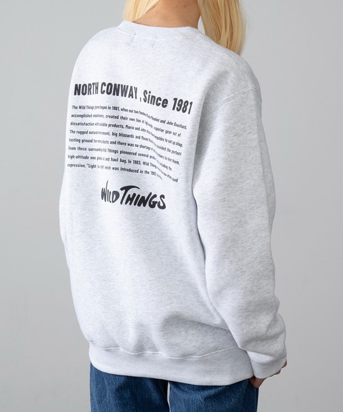 WILD THINGS（ワイルドシングス）の「【WILD THINGS】 ヒストリーバックプリントトスウェット（スウェット・メンズ・グレー系その他2/ホワイト/ネイビー/グレー/ブラック・XL/M/L）」の15枚目の写真