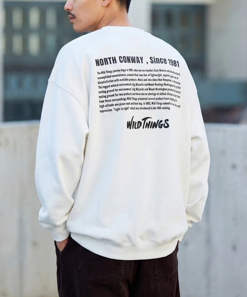 WILD THINGS（ワイルドシングス）の「【WILD THINGS】 ヒストリーバックプリントトスウェット（スウェット・メンズ・グレー系その他2/ホワイト/ネイビー/グレー/ブラック・XL/M/L）」の6枚目の写真
