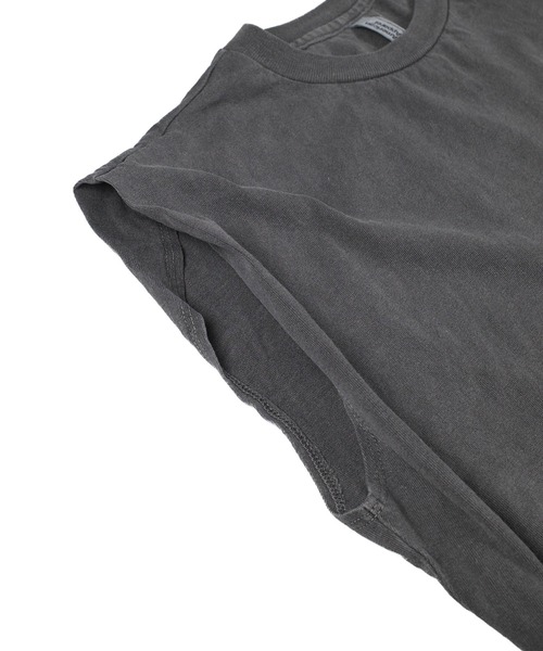 American Apparel（アメリカンアパレル）の「【T16】【American Apparel】GARMENT-DYED HEAVYWEIGHT MUSCLE TEE A-307GD（Tシャツ/カットソー・レディース・ブラック/ネイビー/オリーブ/マスタード/アイボリー・SMALL/MEDIUM/LARGE）」の16枚目の写真
