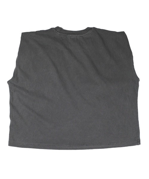 American Apparel（アメリカンアパレル）の「【T16】【American Apparel】GARMENT-DYED HEAVYWEIGHT MUSCLE TEE A-307GD（Tシャツ/カットソー・レディース・ブラック/ネイビー/オリーブ/マスタード/アイボリー・SMALL/MEDIUM/LARGE）」の12枚目の写真