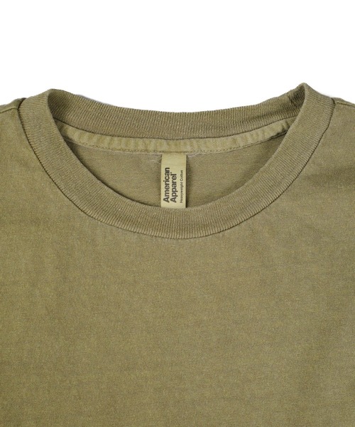 American Apparel（アメリカンアパレル）の「【T16】【American Apparel】GARMENT-DYED HEAVYWEIGHT MUSCLE TEE A-307GD（Tシャツ/カットソー・レディース・ブラック/ネイビー/オリーブ/マスタード/アイボリー・SMALL/MEDIUM/LARGE）」の7枚目の写真