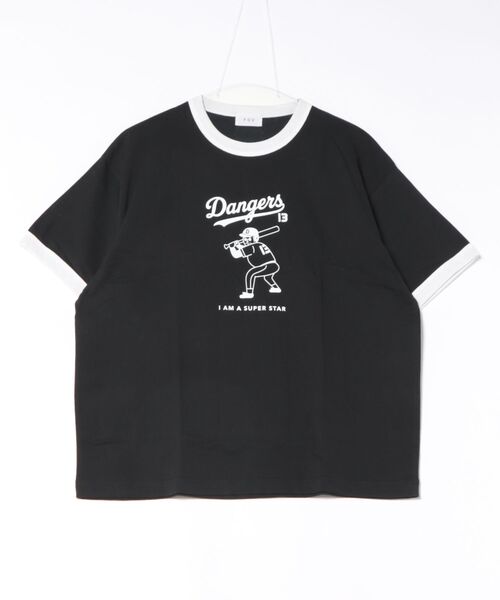 FOV(フォブ)の「フォブ Dangers Tシャツ(Tシャツ/カットソー・レディース・ピンク/ブラック/ホワイト・F)」の2枚目の写真