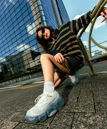 grounds | grounds【グラウンズ】- ウィメンズ スニーカー 【MOOPIER4-WHITEGRAY/TP-ICEGRAY 348】(スニーカー)