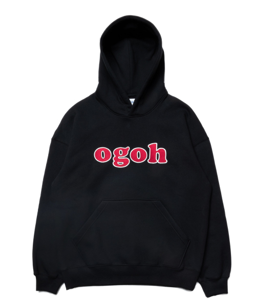 DAMP(ドントアスクマイプラン)の「OGOH シグネチャーロゴ フードパーカー ミッドナイトブラック(パーカー・レディース・その他・SMALL/MEDIUM/LARGE)」の1枚目の写真
