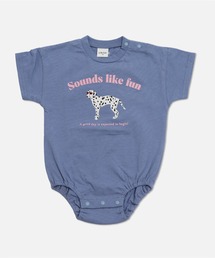 chil2（チルツー）の「綿100％ プリント半袖ロンパース（ロンパース）」