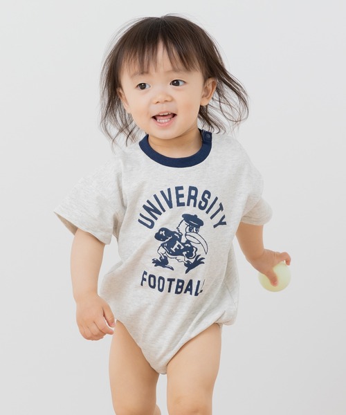 chil2（チルツー）の「綿100％ プリント半袖ロンパース（ロンパース・キッズ・I/O/J/H/A/F/E/D/C/N/M/L/K/G/B/P・80ｃｍ/70cm）」の11枚目の写真