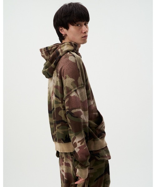 DISCOVERED(ディスカバード)の「ARMY SWEAT PARKA(パーカー・メンズ・ブラック/カモフラージュ・LARGE/SMALL)」の10枚目の写真