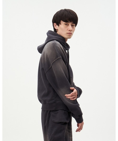 DISCOVERED(ディスカバード)の「ARMY SWEAT PARKA(パーカー・メンズ・ブラック/カモフラージュ・LARGE/SMALL)」の3枚目の写真