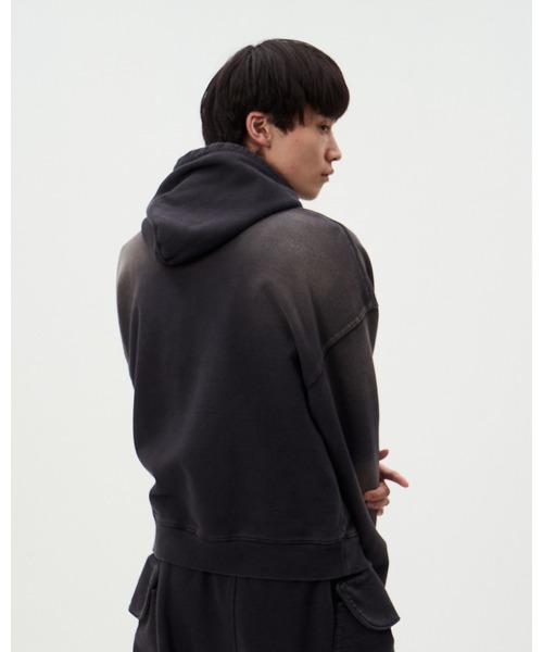 DISCOVERED(ディスカバード)の「ARMY SWEAT PARKA(パーカー・メンズ・ブラック/カモフラージュ・LARGE/SMALL)」の4枚目の写真