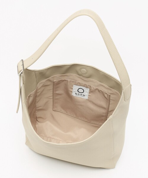 MARW UNITED ARROWS(マルゥ ユナイテッドアローズ)の「<MARW UNITED ARROWS>ベルテッド ワンショルダー バッグ(トートバッグ・レディース・ベージュ/ブラック・FREE)」の8枚目の写真