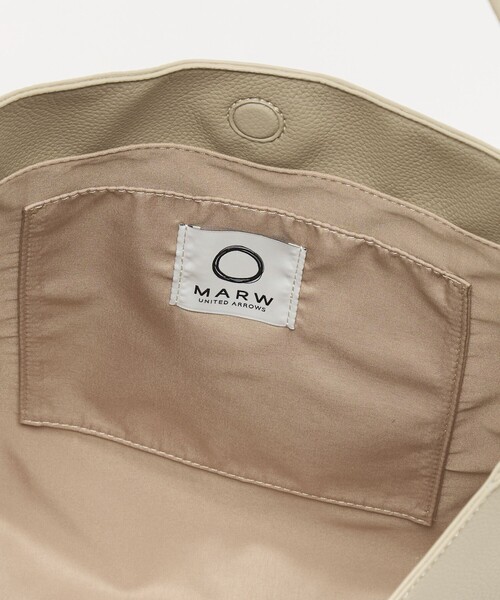 MARW UNITED ARROWS(マルゥ ユナイテッドアローズ)の「<MARW UNITED ARROWS>ベルテッド ワンショルダー バッグ(トートバッグ・レディース・ベージュ/ブラック・FREE)」の9枚目の写真