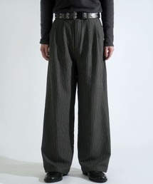 NOIZY（ノイジー）の「two tuck baggy trousers/ツータック バギー トラウザー タックワイドパンツ（スラックス）」