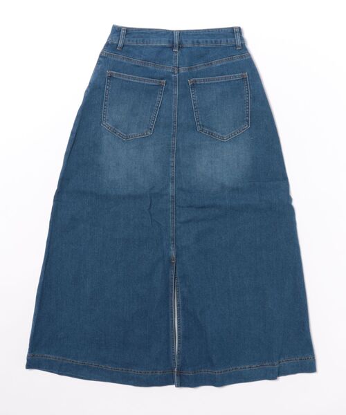 coca(coca)(コカ)の「カットデニムマキシ丈スカート(デニムスカート・レディース・ライトブルー/ブルー・L/S/M)」の21枚目の写真