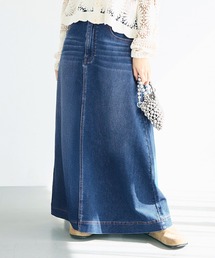 coca(coca) | カットデニムマキシ丈スカート(デニムスカート)