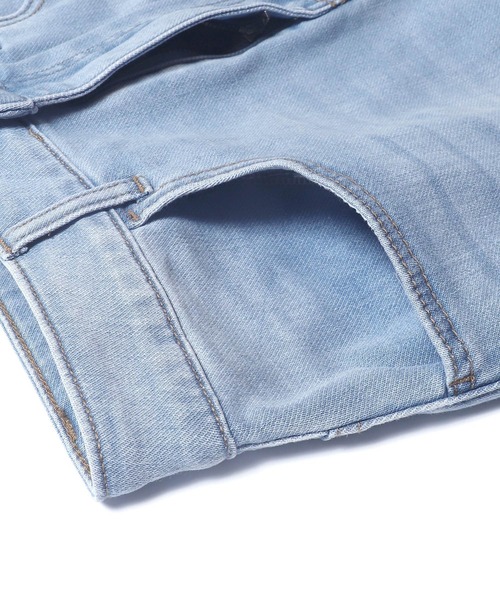 coca（coca）（コカ）の「カットデニムマキシ丈スカート（デニムスカート・レディース・ライトブルー/ブルー・L/S）」の16枚目の写真