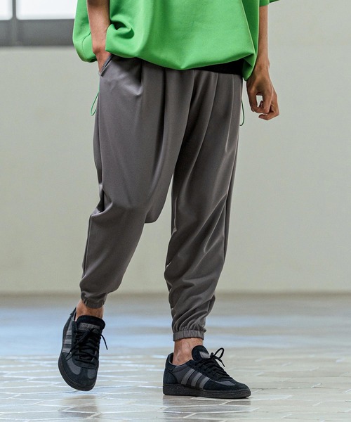 Magine(マージン)の「mp14654- Nylon Spandex Fine Rib Knit Fabric Easy Tapered Pants テーパードパンツ(MGN-261-009)(その他パンツ・メンズ・ネイビー/グレー/ブラック・48/46/44)」の22枚目の写真