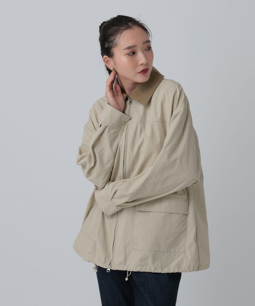 LEPSIM（レプシィム）の「ステンカラーコート　634001（ステンカラーコート・レディース・チャコールグレー/ベージュ・FREE）」の5枚目の写真