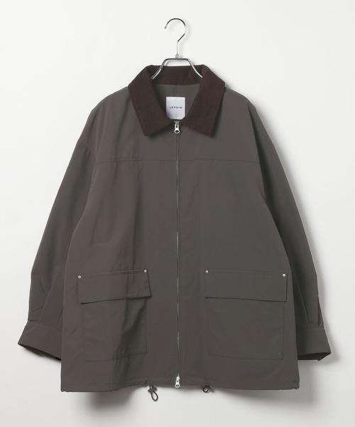 LEPSIM（レプシィム）の「ステンカラーコート　634001（ステンカラーコート・レディース・チャコールグレー/ベージュ・FREE）」の7枚目の写真