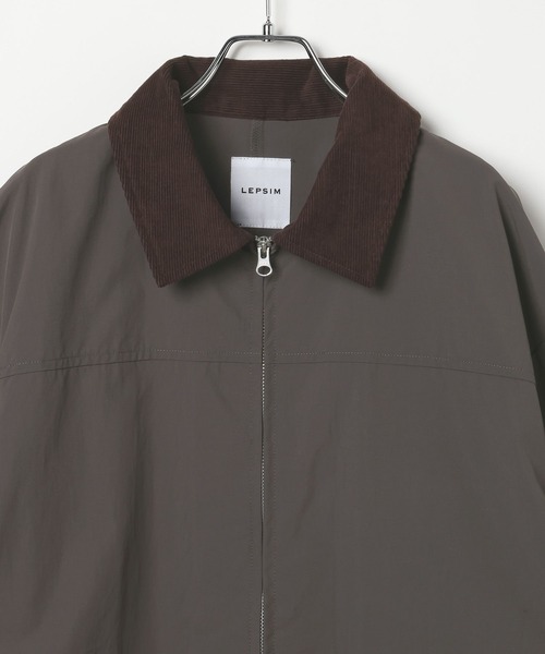 LEPSIM（レプシィム）の「ステンカラーコート　634001（ステンカラーコート・レディース・チャコールグレー/ベージュ・FREE）」の9枚目の写真