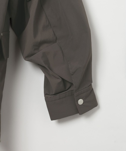 LEPSIM（レプシィム）の「ステンカラーコート　634001（ステンカラーコート・レディース・チャコールグレー/ベージュ・FREE）」の16枚目の写真