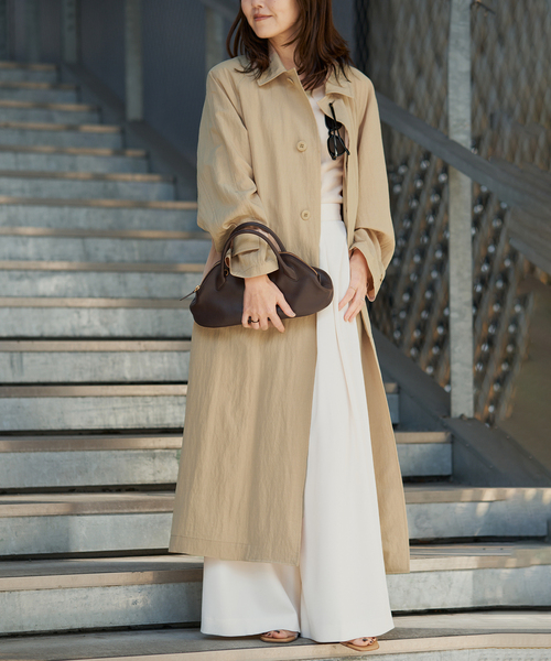 plage（プラージュ）の「Sway Balmacaan コート（その他アウター・レディース・ベージュ/ブラック・36/38）」の11枚目の写真