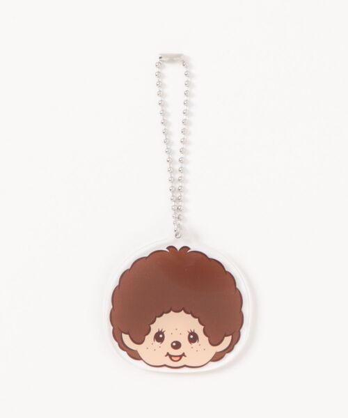 Mac-House(マックハウス)の「【 Monchhichi / モンチッチ 】 サガラ刺繍ロングスリーブTシャツ アクリルキーホルダー付き(Tシャツ/カットソー・レディース・オートミール/チャコールグレー・M/L)」の10枚目の写真