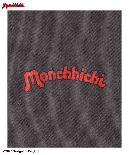 Mac-House(マックハウス)の「【 Monchhichi / モンチッチ 】 サガラ刺繍ロングスリーブTシャツ アクリルキーホルダー付き(Tシャツ/カットソー・レディース・オートミール/チャコールグレー・M/L)」の6枚目の写真