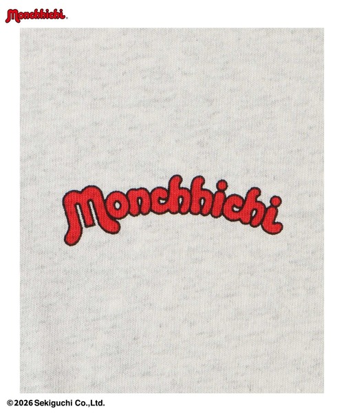 Mac-House(マックハウス)の「【 Monchhichi / モンチッチ 】 サガラ刺繍ロングスリーブTシャツ アクリルキーホルダー付き(Tシャツ/カットソー・レディース・オートミール/チャコールグレー・M/L)」の7枚目の写真
