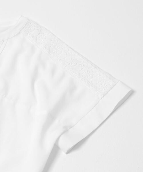 ITEMS URBANRESEARCH（アイテムズ アーバンリサーチ）の「ピンタックレースブラウス（シャツ/ブラウス・レディース・ブラック/ライトブルー/キャメル/オフホワイト・FREE）」の13枚目の写真