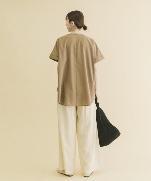 ITEMS URBANRESEARCH(アイテムズ アーバンリサーチ)の「ピンタックレースブラウス(シャツ/ブラウス・レディース・ブラック/ライトブルー/キャメル/オフホワイト・FREE)」の8枚目の写真