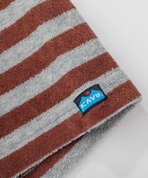 KAVU(カブー)の「KAVU/カブー Alki Tee/アルカイ Tシャツ(Tシャツ/カットソー・メンズ・ネイビー/グレー・MEDIUM/LARGE)」の4枚目の写真
