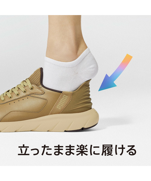 PUMA(プーマ)の「PUMA プーマ ユニセックス ソフトライド フレックス LSL イーズイン ワイド(スニーカー・メンズ・ブラウン系その他5/ブラック・24.0cm/23.5cm/25.0cm/24.5cm/23.0cm/22.5cm/25.5cm/28.5cm/28.0cm/30.0cm/29.0cm/26.5cm/26.0cm/27.5cm/27.0cm)」の5枚目の写真