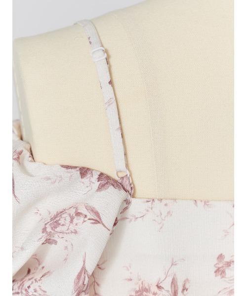 SNIDEL（スナイデル）の「【WEB限定/ROSE Collection】ROSEプリントワンピース（ワンピース・レディース・イエロー/アイボリー/ピンクベージュ/マルチ・0/1/2/00）」の13枚目の写真