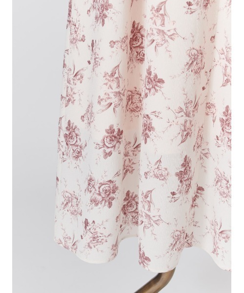SNIDEL（スナイデル）の「【WEB限定/ROSE Collection】ROSEプリントワンピース（ワンピース・レディース・イエロー/アイボリー/ピンクベージュ/マルチ・0/1/2/00）」の20枚目の写真