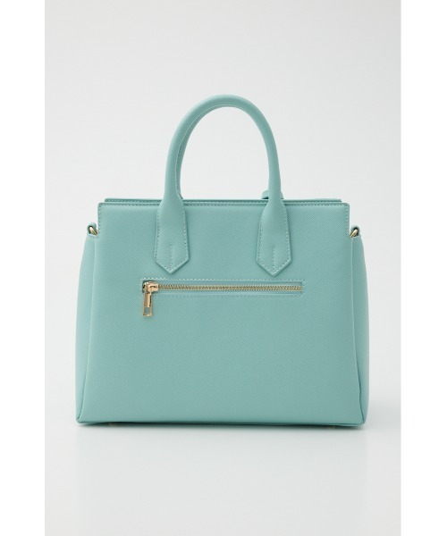 rienda（リエンダ）の「【森香澄さん着用】ベルトデザインカデナバッグ（ショルダーバッグ・レディース・ベージュ/ピンク/ライトブルー/ブラック・FREE）」の7枚目の写真