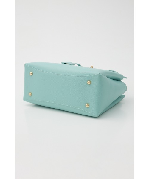 rienda（リエンダ）の「【森香澄さん着用】ベルトデザインカデナバッグ（ショルダーバッグ・レディース・ベージュ/ピンク/ライトブルー/ブラック・FREE）」の10枚目の写真