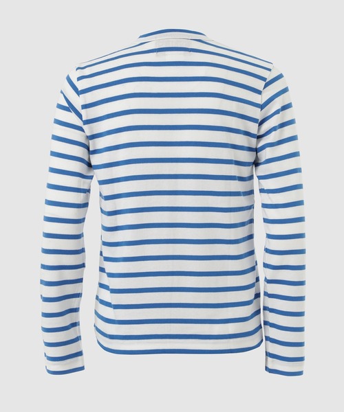 THE BEATLES COMME des GARCONS（ザ ビートルズ コムデギャルソン）の「THE BEATLES 「BORDER」LONG SLEEVE TEE（Tシャツ/カットソー・メンズ・ホワイト×イエロー/ホワイト×グリーン/ホワイト×ブルー・XL/L/M/S/XS）」の7枚目の写真